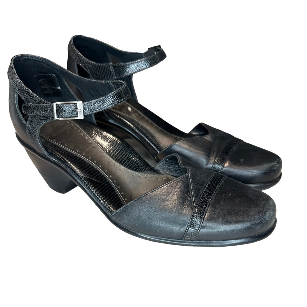 Dansko | Roxy Mary Jane Shoes | Leather | Black | EU 38 (USA 7.5-8)